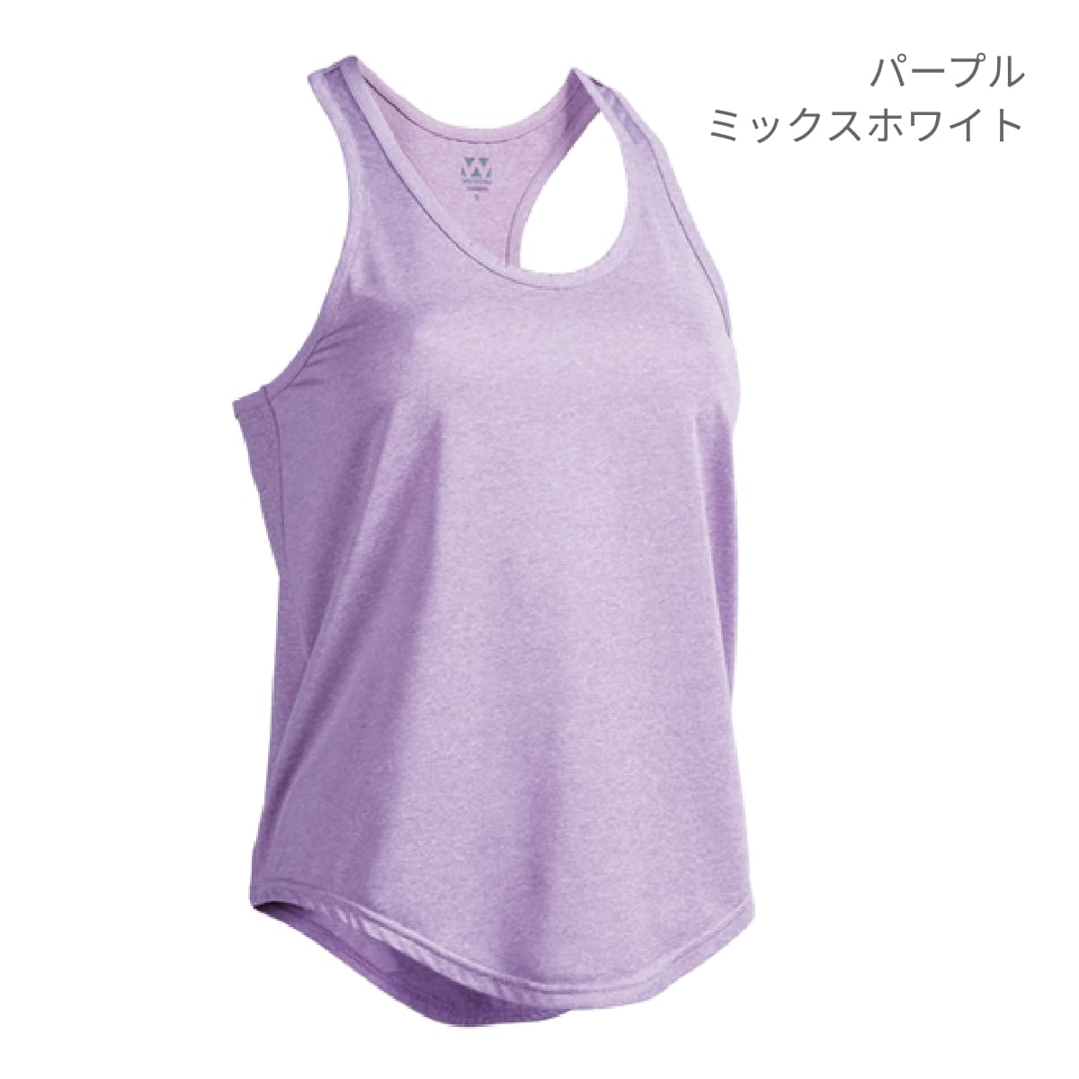 【送料無料】ウィメンズフィットネスストレッチタンクトップ | ユニフォーム | 1枚 | P880 | ロイヤルブルーミックスホワイト
