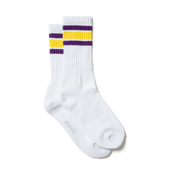 USA コットンクルーソックス  |AN500 | Anvil(アンビル)