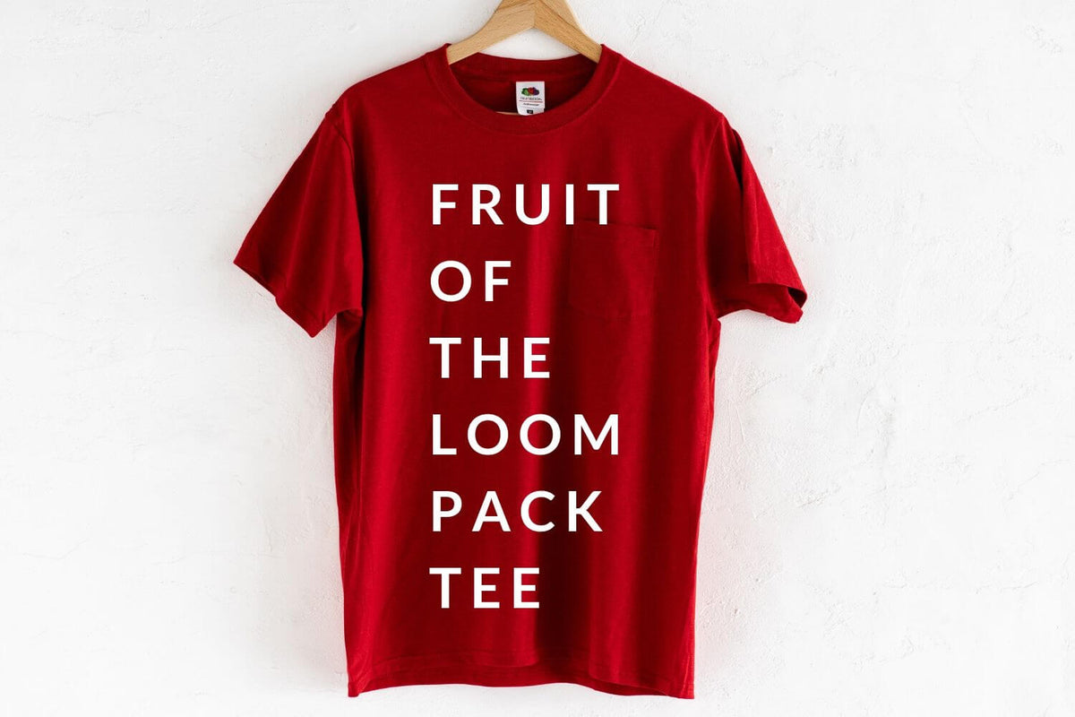 鮮やかなカラーが目を引く。TokyoTshirt.st別注のFRUIT OF THE LOOMパックT