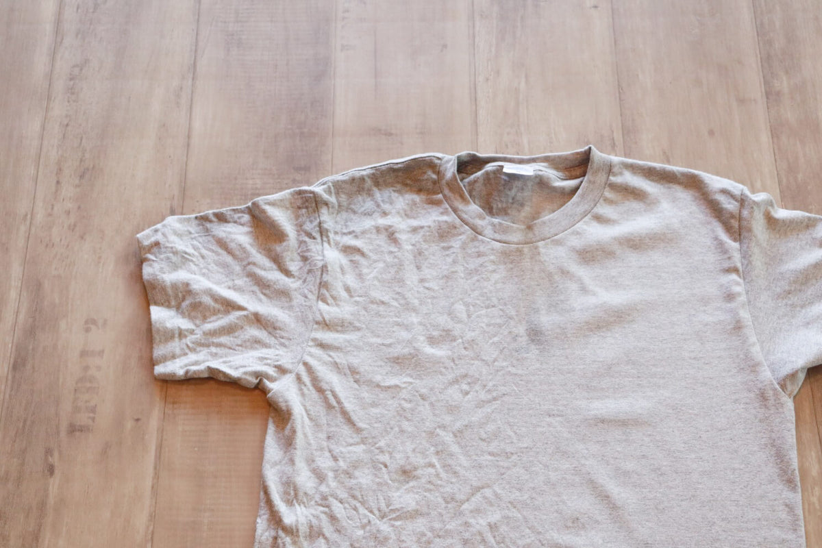 実証!!Tシャツのくしゃくしゃにならない方法。世の中のウソホント!?