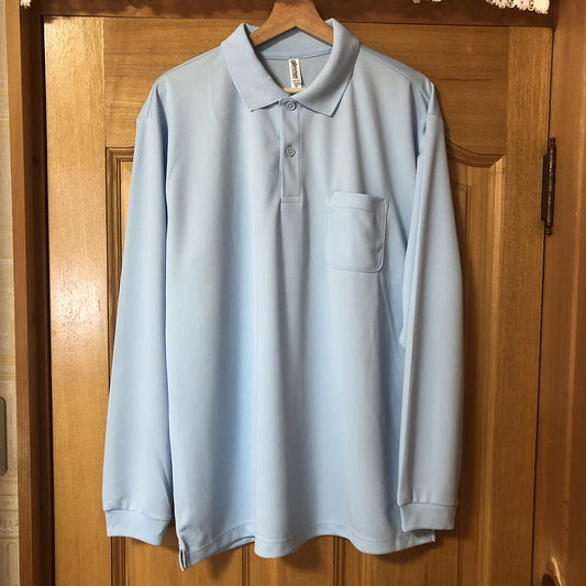 ドライ長袖ポロシャツ(ポケット付) | 00335-ALP  | glimmer(グリマー)