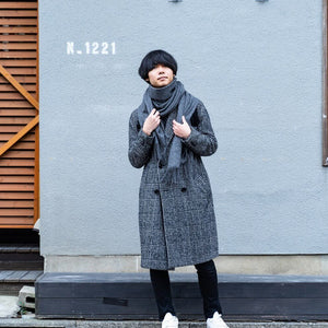 冬の首もと暖か。はじめてのストールと巻き方。