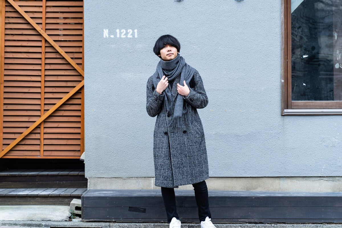 冬の首もと暖か。はじめてのストールと巻き方。