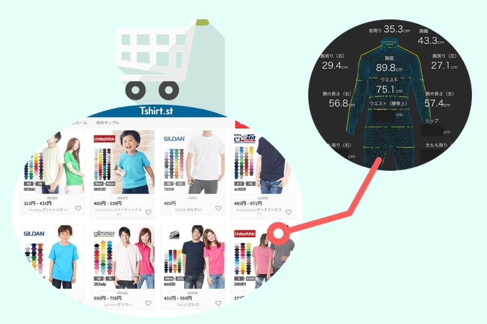 ZOZOスーツのデータは他サイトでのTシャツ購入時に使えるのか？試してみた