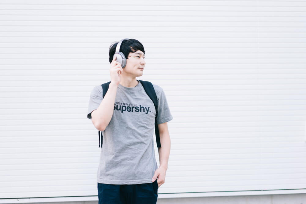 台湾の夜市で買ったパロT『Supershy極度害臊（恥ずかしい）』でコーディネートしてみる