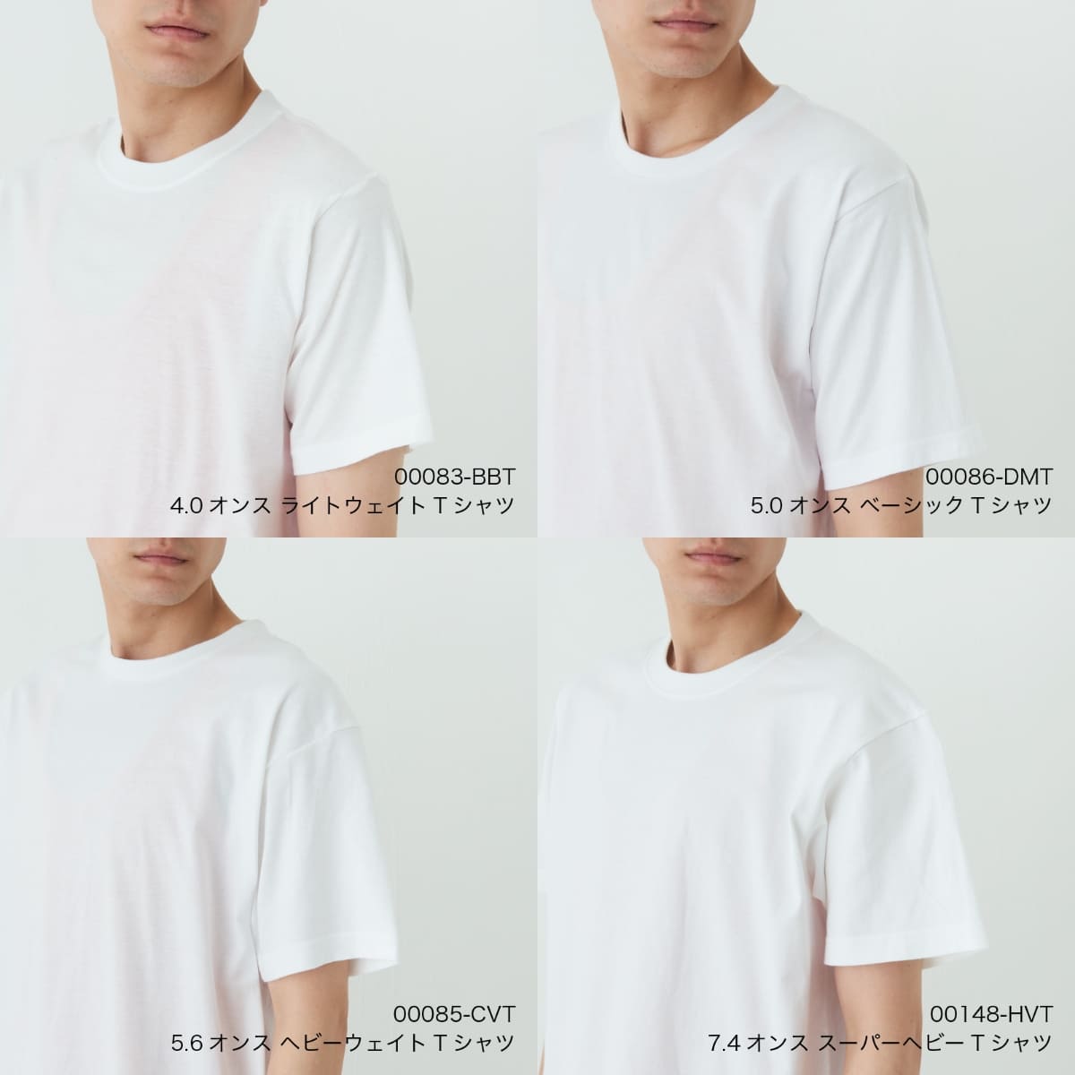 【ホワイト】テキスタイルパッチヘビーウェイトTシャツ 5.6オンス ヘビーウェイトTシャツ | ビッグサイズ | 1枚 | 00085-CVT