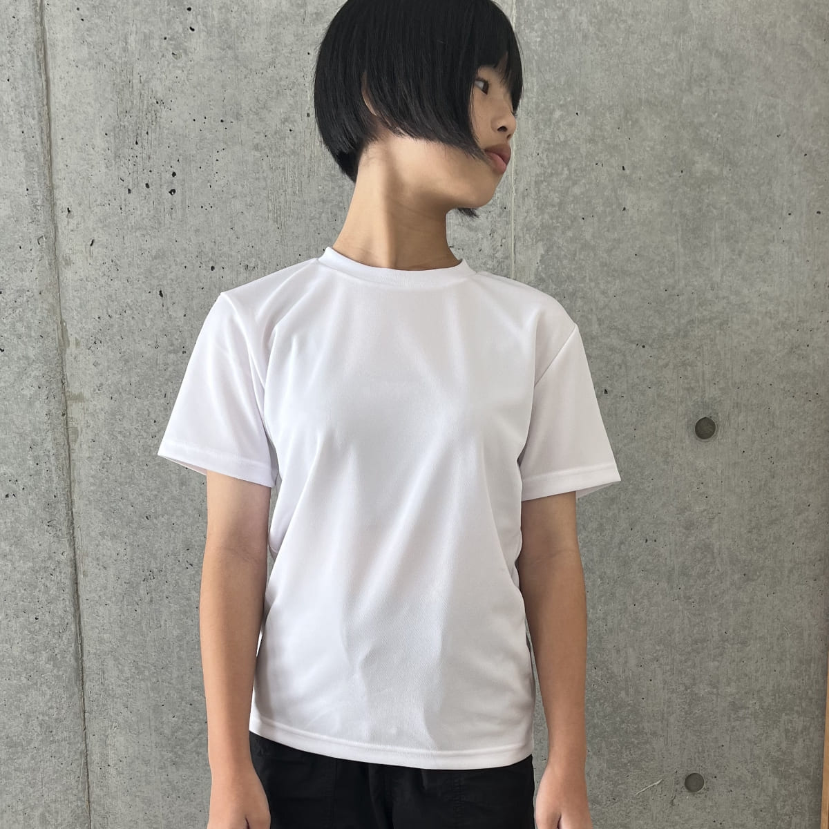 4.4オンス ドライTシャツ | キッズ | 1枚 | 00300-ACT | ガーネットレッド