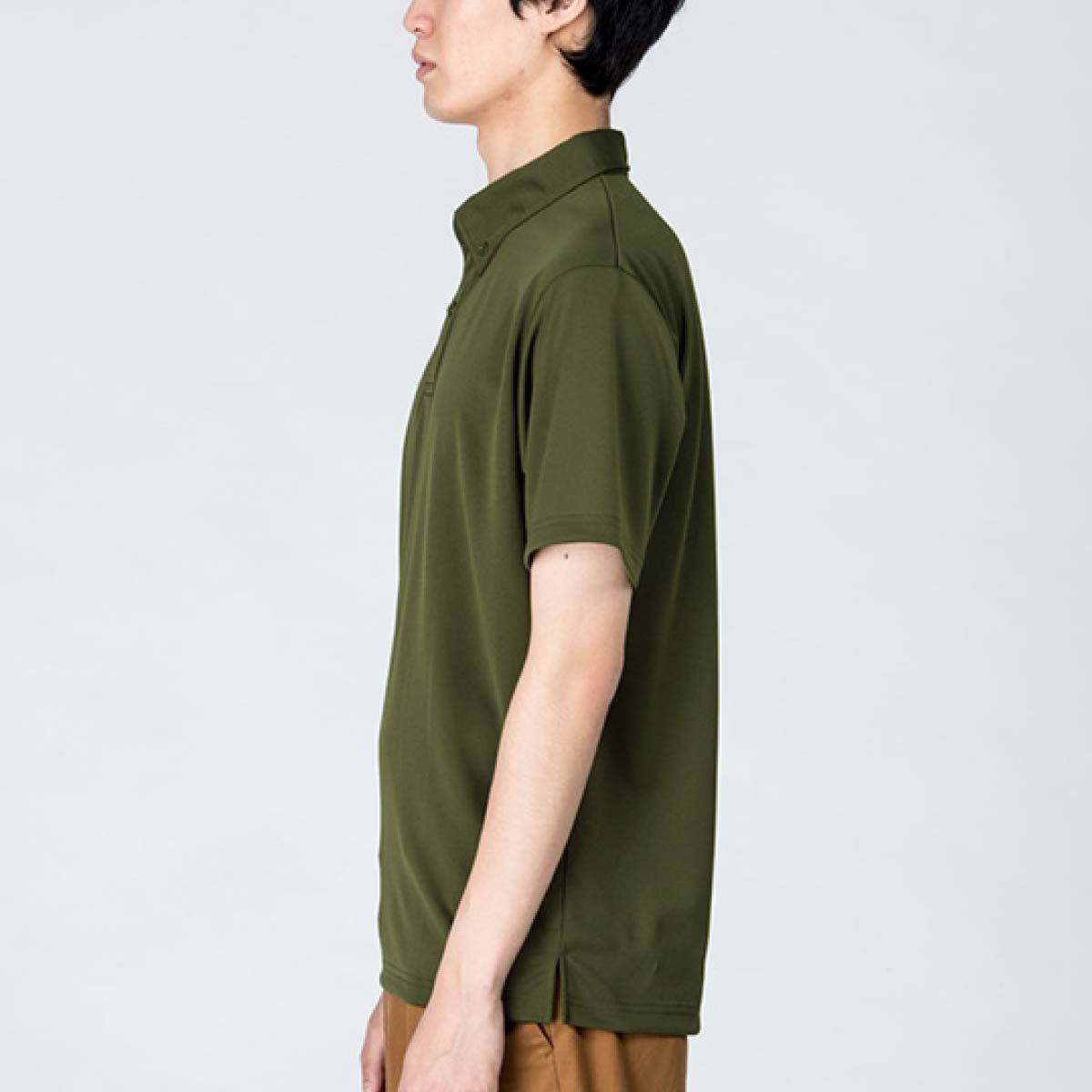 4.4オンス ドライボタンダウンポロシャツ（ポケット無し） | メンズ | 1枚 | 00313-ABN | シルバーグレー