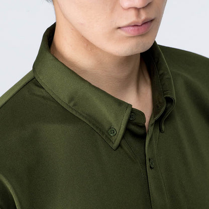 4.4オンス ドライボタンダウンポロシャツ（ポケット無し） | ビッグサイズ | 1枚 | 00313-ABN | ネイビー