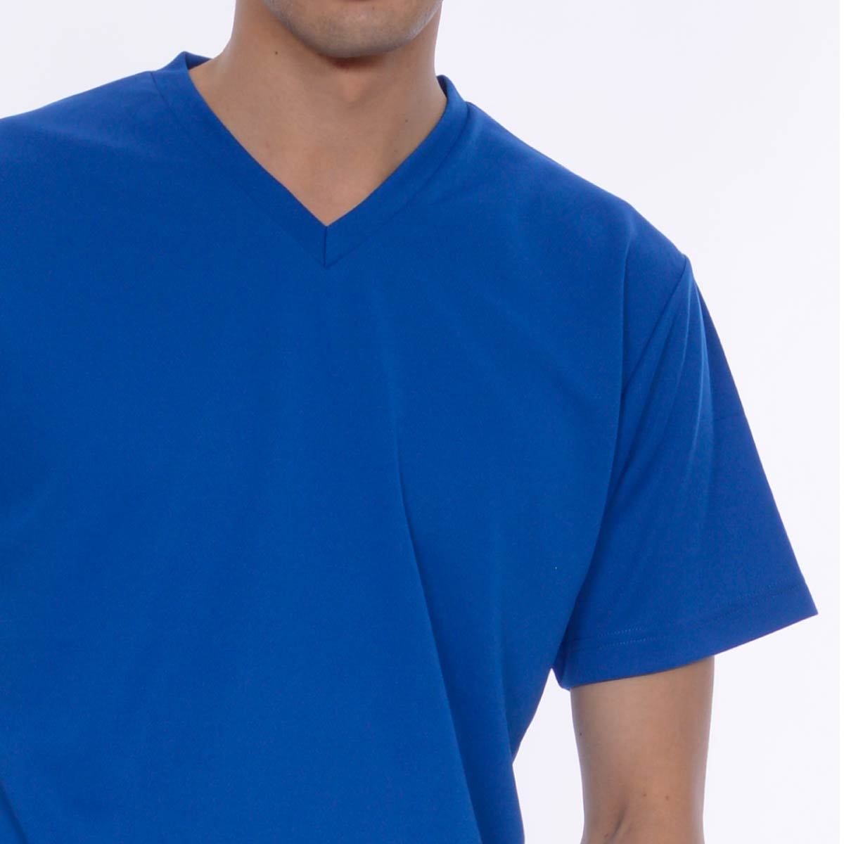 4.4オンス ドライ Vネック Tシャツ | ビッグサイズ | 1枚 | 00337-AVT | レッド