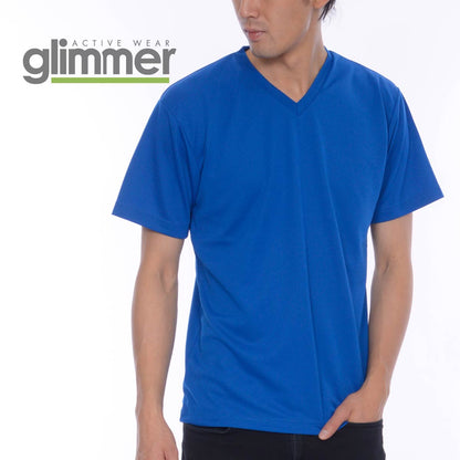 4.4オンス ドライ Vネック Tシャツ | メンズ | 1枚 | 00337-AVT | レッド