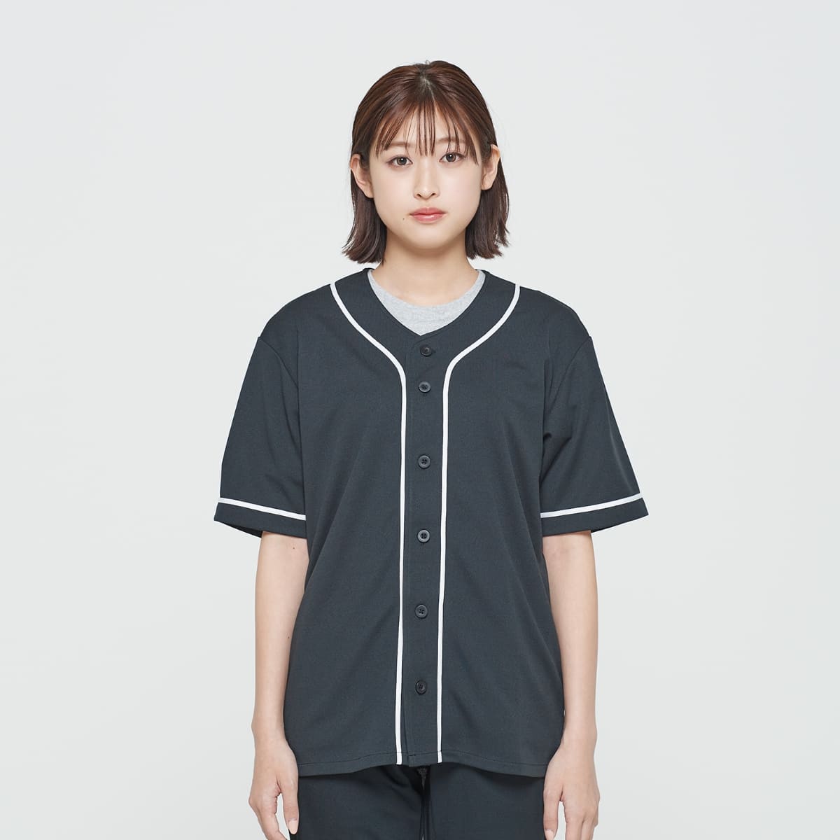 4.4オンス ドライ ベースボールシャツ | ビッグサイズ | 1枚 | 00341-ABB | ブラック
