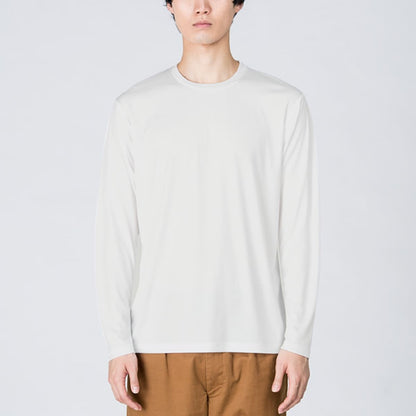 3.5オンス インターロックドライ長袖Tシャツ | メンズ | 1枚 | 00352-AIL | スモークブラック