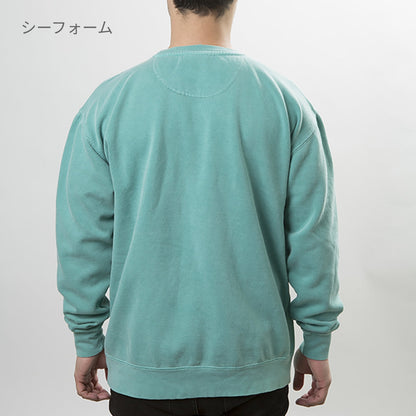 9.5 oz ガーメントダイ クルーネック スウェットシャツ | メンズ | 1枚 | 1566 | クリムゾン