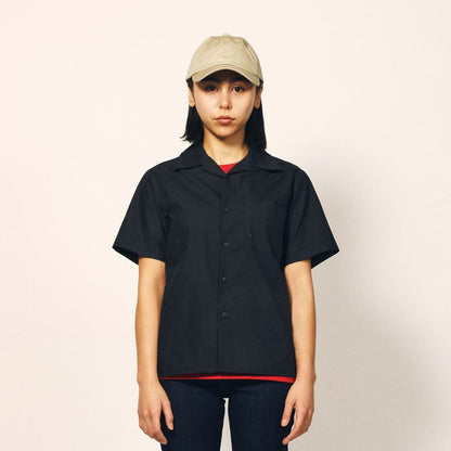 T／C オープンカラー シャツ | ビッグサイズ | 1枚 | 1759-01 | ダークネイビー