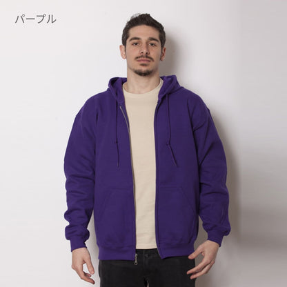 8.0 oz ヘビーブレンドZIPパーカー | メンズ | 1枚 | 18600 | ブラック