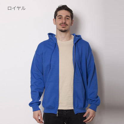 8.0 oz ヘビーブレンドZIPパーカー | メンズ | 1枚 | 18600 | ホワイト