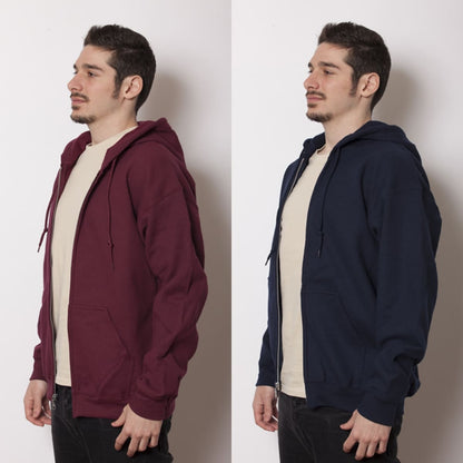 8.0 oz ヘビーブレンドZIPパーカー | メンズ | 1枚 | 18600 | パープル