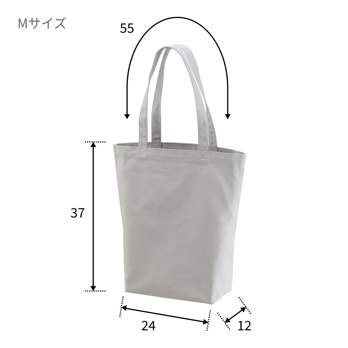 レギュラーキャンバストートバッグ | ノベルティ(小物) | 1枚 | 1460-01 | モカ