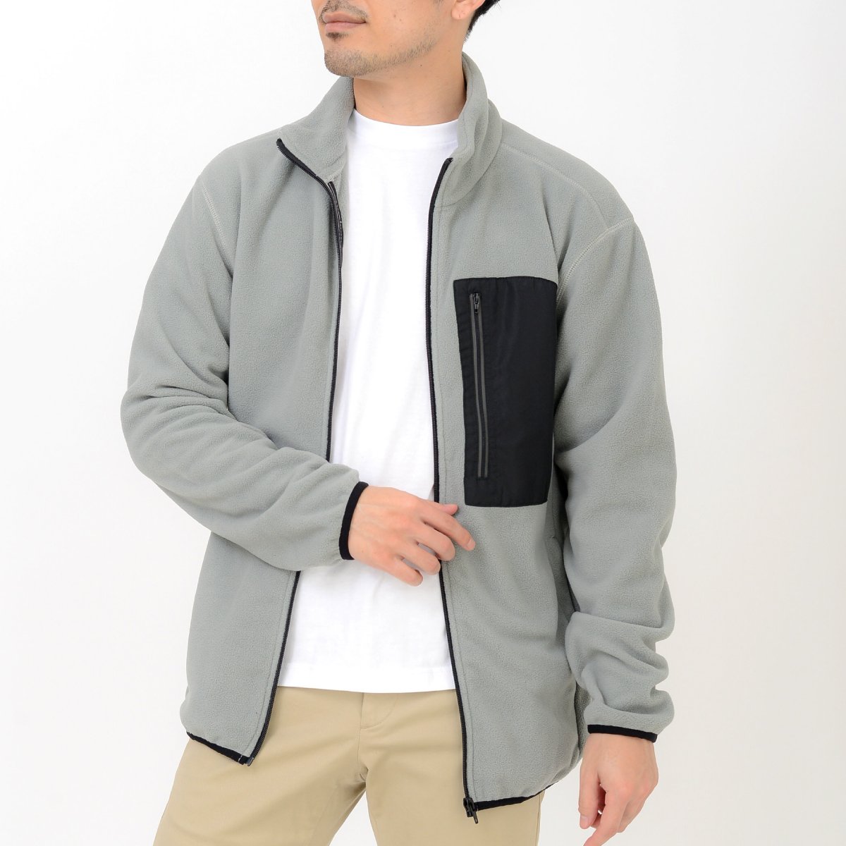 リフレクフリースジャケット | ビッグサイズ | 1枚 | 00238-RFJ | グレー