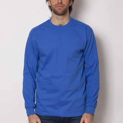 6.0オンス ウルトラコットン 長袖Tシャツ（アメリカンフィット） | メンズ | 1枚 | 2400 | セーフティオレンジ