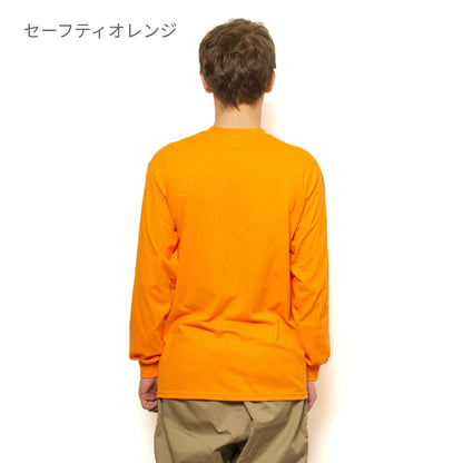 6.0 oz ウルトラコットンロングスリーブポケットTシャツ | ビッグサイズ | 1枚 | 2410 | ネイビー