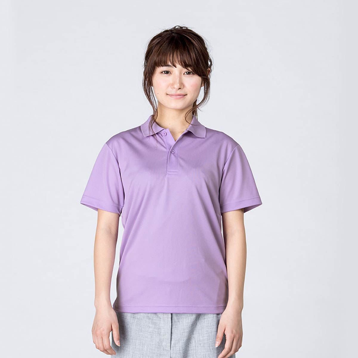 AmiParis 半袖ポロシャツ ライトブルー 4．1oz ドライアスレチックポロシャツ 5910－01 488