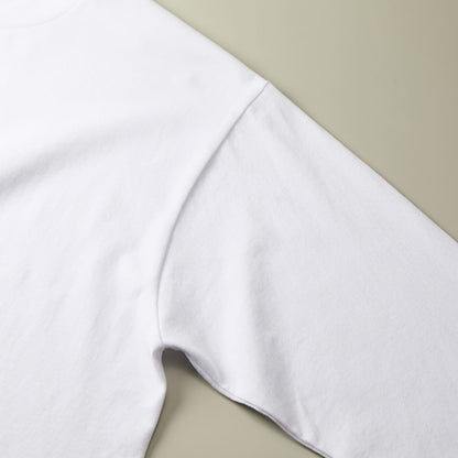 7.1オンス オープンエンド ラギッド ロングスリーブ Tシャツ（2.1インチリブ） | メンズ | 1枚 | 4288-01 | ホワイト