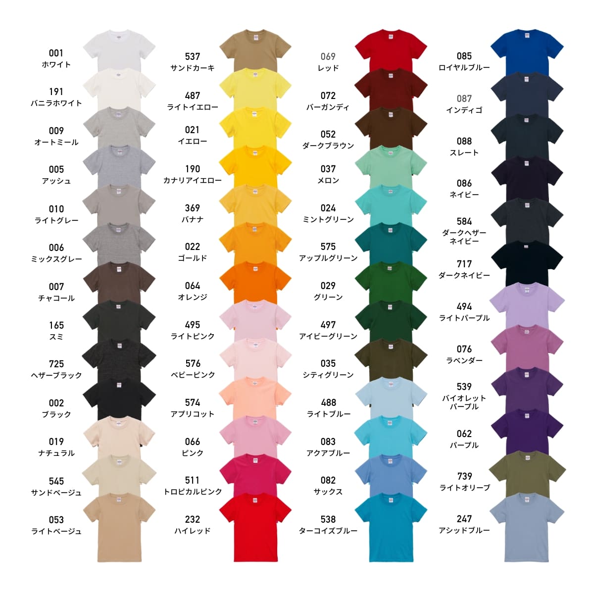 5.6オンス ハイクオリティーTシャツ | キッズ | 1枚 | 5001-02