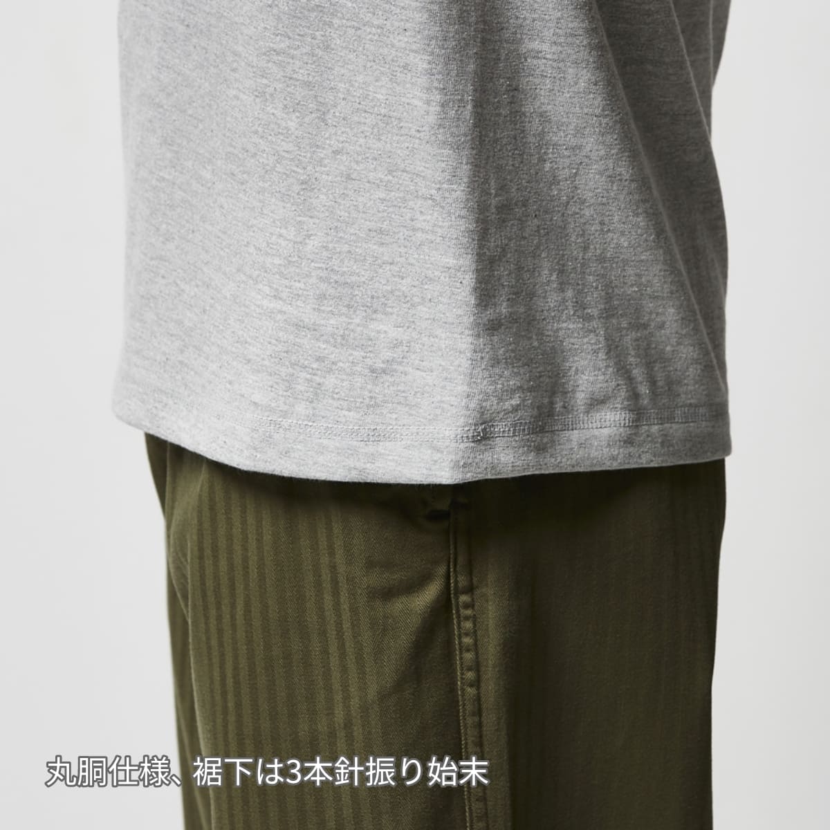 5.6オンス　ヘンリーネック　Tシャツ | メンズ | 1枚 | 5004-01 | ホワイト