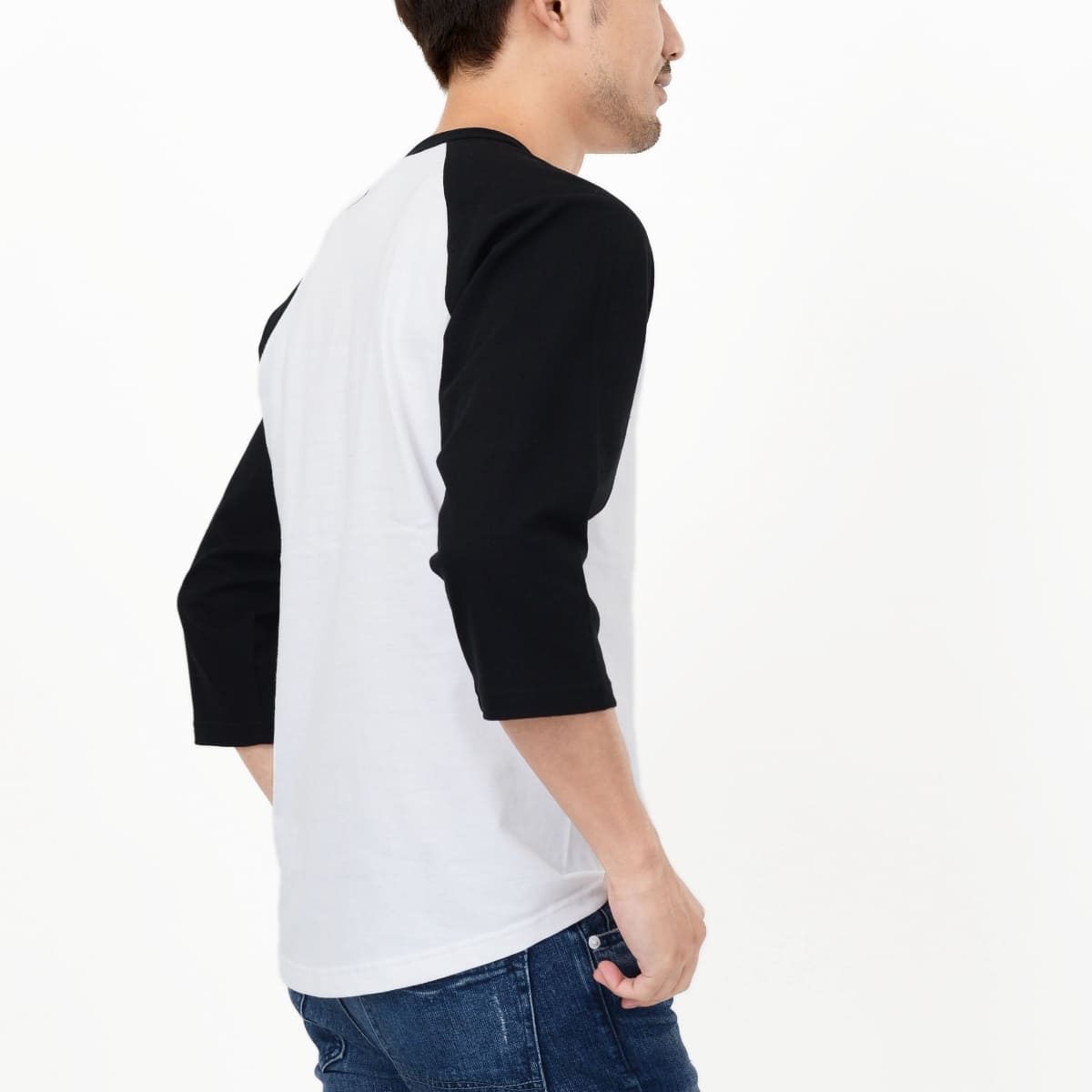 5.6オンス ラグラン3/4スリーブ Tシャツ | メンズ | 1枚 | 5045-01 | ホワイト