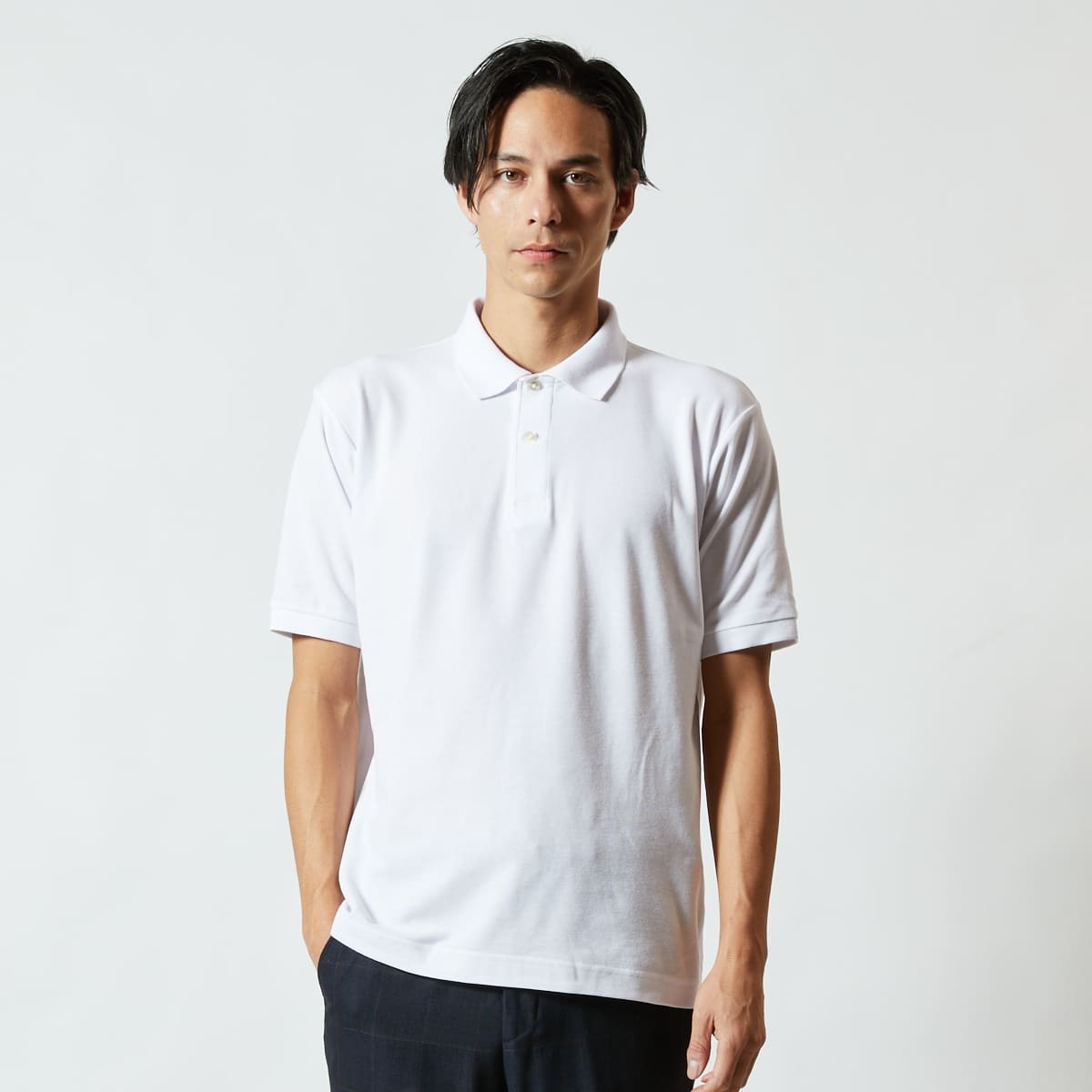 5.3オンスドライ CVCポロシャツ | メンズ | 1枚 | 5050-01 | パープル