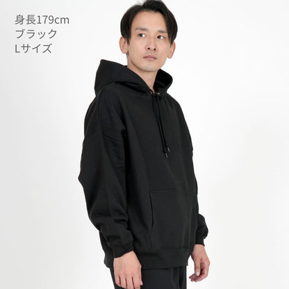 10.0オンス ビッグシルエット スウェット プルオーバー パーカ (裏パイル) | メンズ | 1枚 | 5204-01 | ブラック