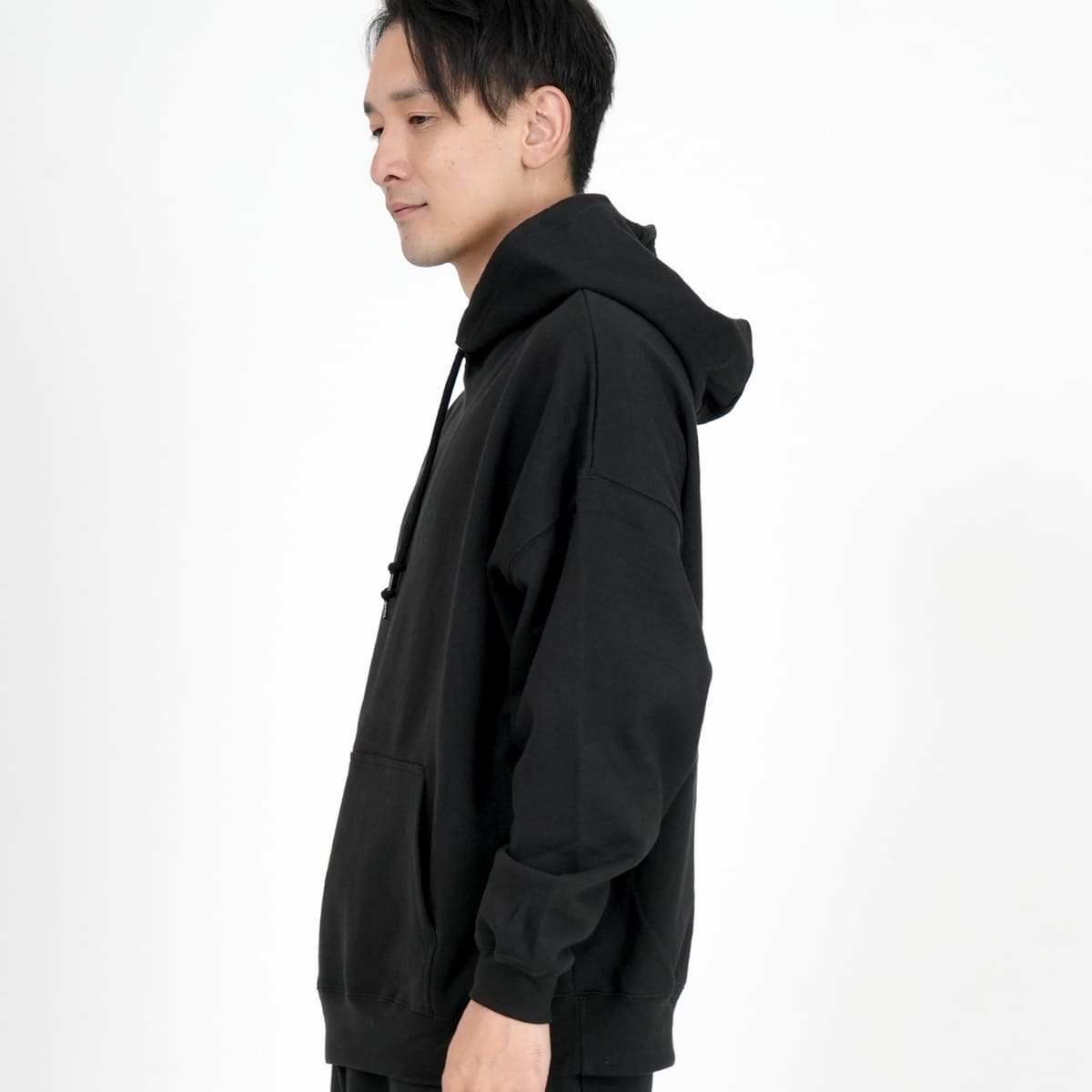 10.0オンス ビッグシルエット スウェット プルオーバー パーカ (裏パイル) | メンズ | 1枚 | 5204-01 | ブラック