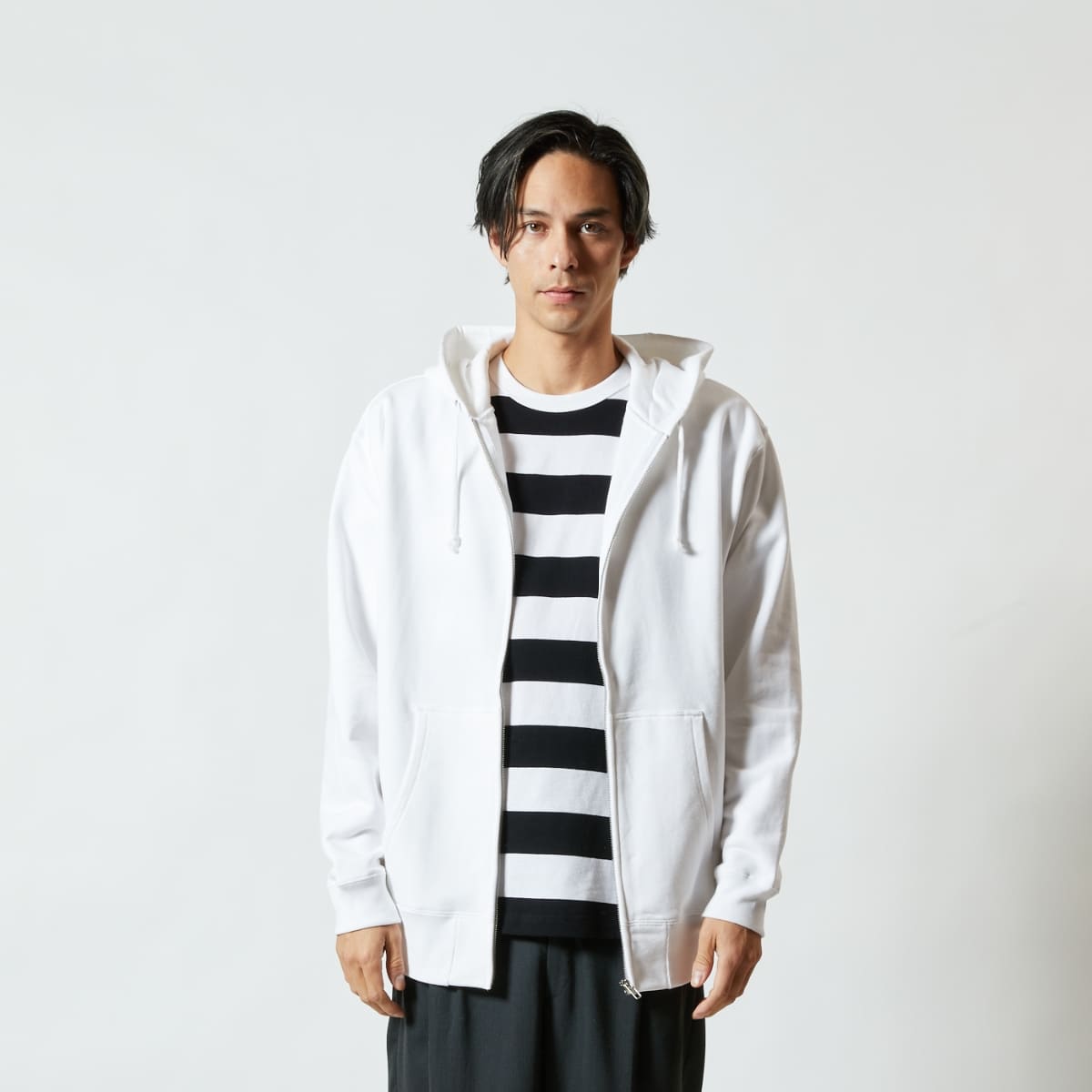 10.0オンス スウェット フルジップ パーカ(パイル) | メンズ | 1枚 | 5213-01 | マリンブルー