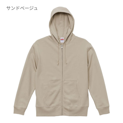 10.0オンス スウェット フルジップ パーカ(パイル) | メンズ | 1枚 | 5213-01 | ブラック/レッド