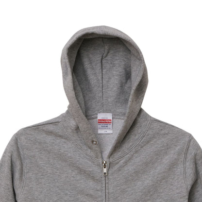 10.0オンス スウェット フルジップ パーカ(パイル) | キッズ | 1枚 | 5213-02 | ミックスグレー