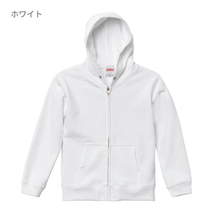 10.0オンス スウェット フルジップ パーカ(パイル) | キッズ | 1枚 | 5213-02 | ミックスグレー