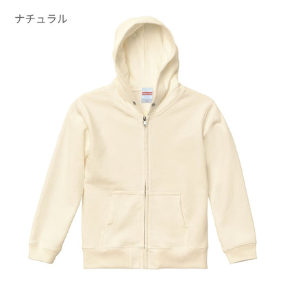 10.0オンス スウェット フルジップ パーカ(パイル) | キッズ | 1枚 | 5213-02 | ミックスグレー