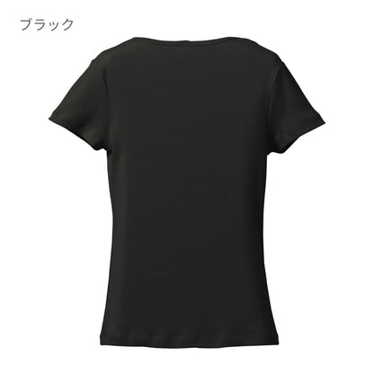 6.2オンス CVC フライス Tシャツ | レディース | 1枚 | 5494-04 | ブラック