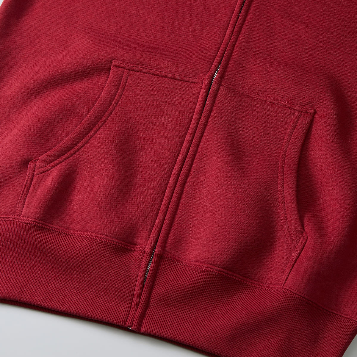 10.0オンス CVC スウェット フルジップ パーカ | ビッグサイズ | 1枚 | 5620-01 | パープル