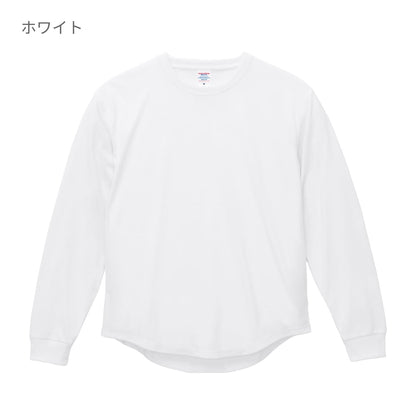5.6オンス ドライコットンタッチ ラウンドテール ロングスリーブTシャツ（2.1インチリブ）（ローブリード） | メンズ | 1枚 | 5663-01 | ブラック