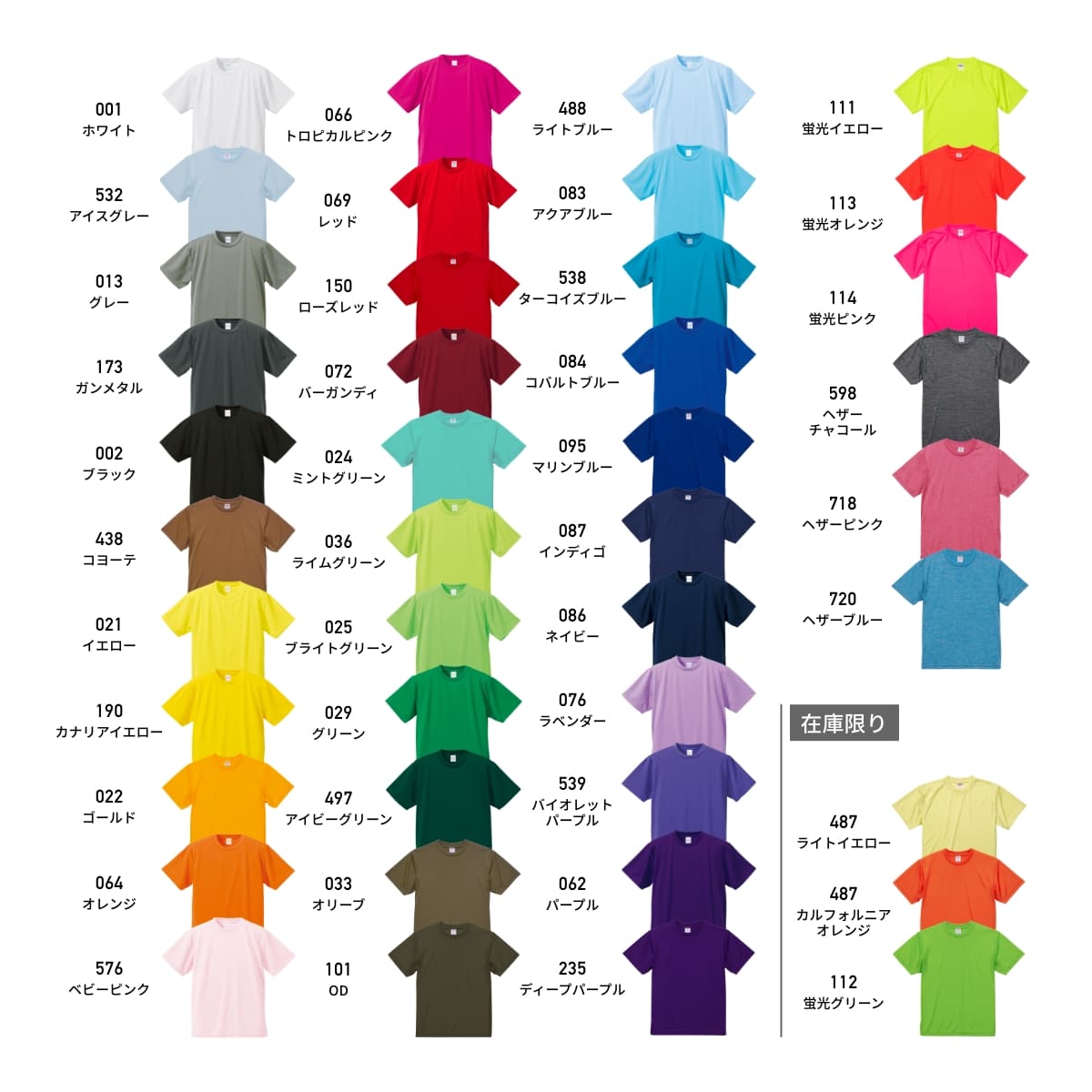 4.1オンスドライTシャツ | メンズ | 1枚 | 5900-01 | インディゴ