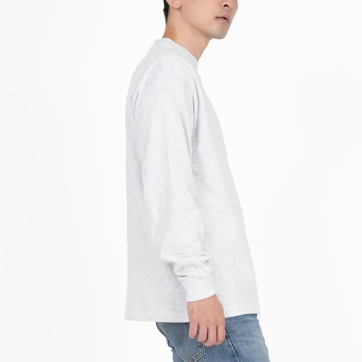 6.2オンス プレミアム ロングスリーブ Tシャツ（2.1インチリブ） | ビッグサイズ | 1枚 | 5913-01 | ネイビー