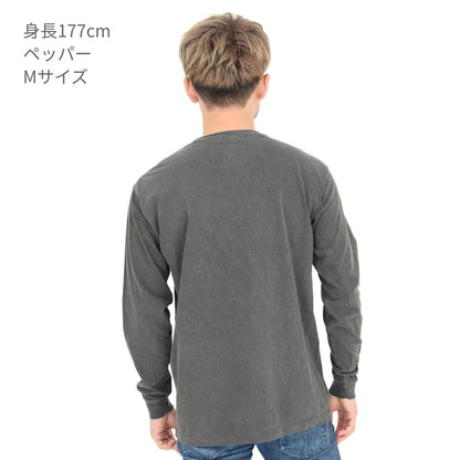 6.1オンス ヘビーウェイト 長袖Tシャツ | メンズ | 1枚 | 6014 | ネオンレッドオレンジ