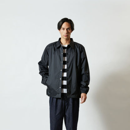 ナイロン コーチ ジャケット (ライニング付) | メンズ | 1枚 | 7059-01 | パープル