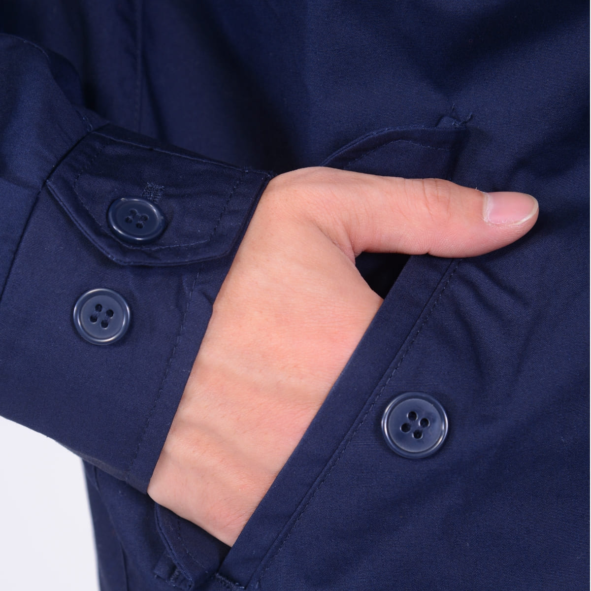 T/C スウィングトップ（裏地付） | ビッグサイズ | 1枚 | 7078-01 | ネイビー