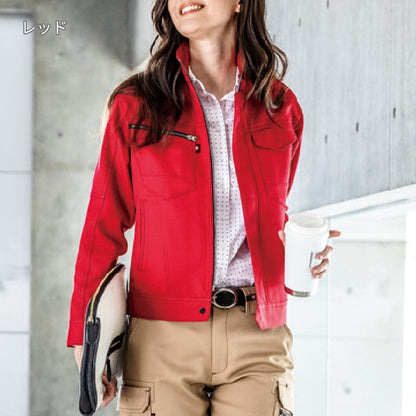 レディースジャケット［7081シリーズ］ | 作業着 | 1枚 | 7088 | レッド