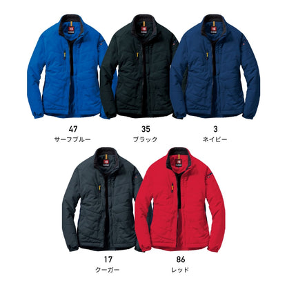 防風ストレッチ軽防寒ブルゾン（ユニセックス） | 作業着 | 1枚 | 7410 | ネイビー