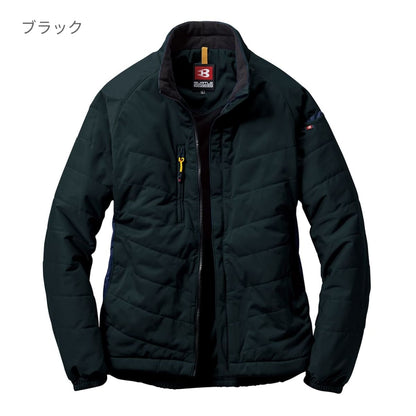 防風ストレッチ軽防寒ブルゾン（ユニセックス） | 作業着 | 1枚 | 7410 | ネイビー